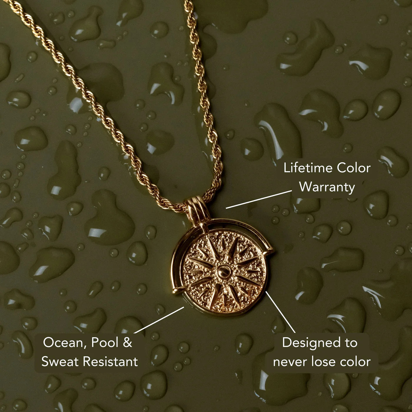 Golden Sun Necklace